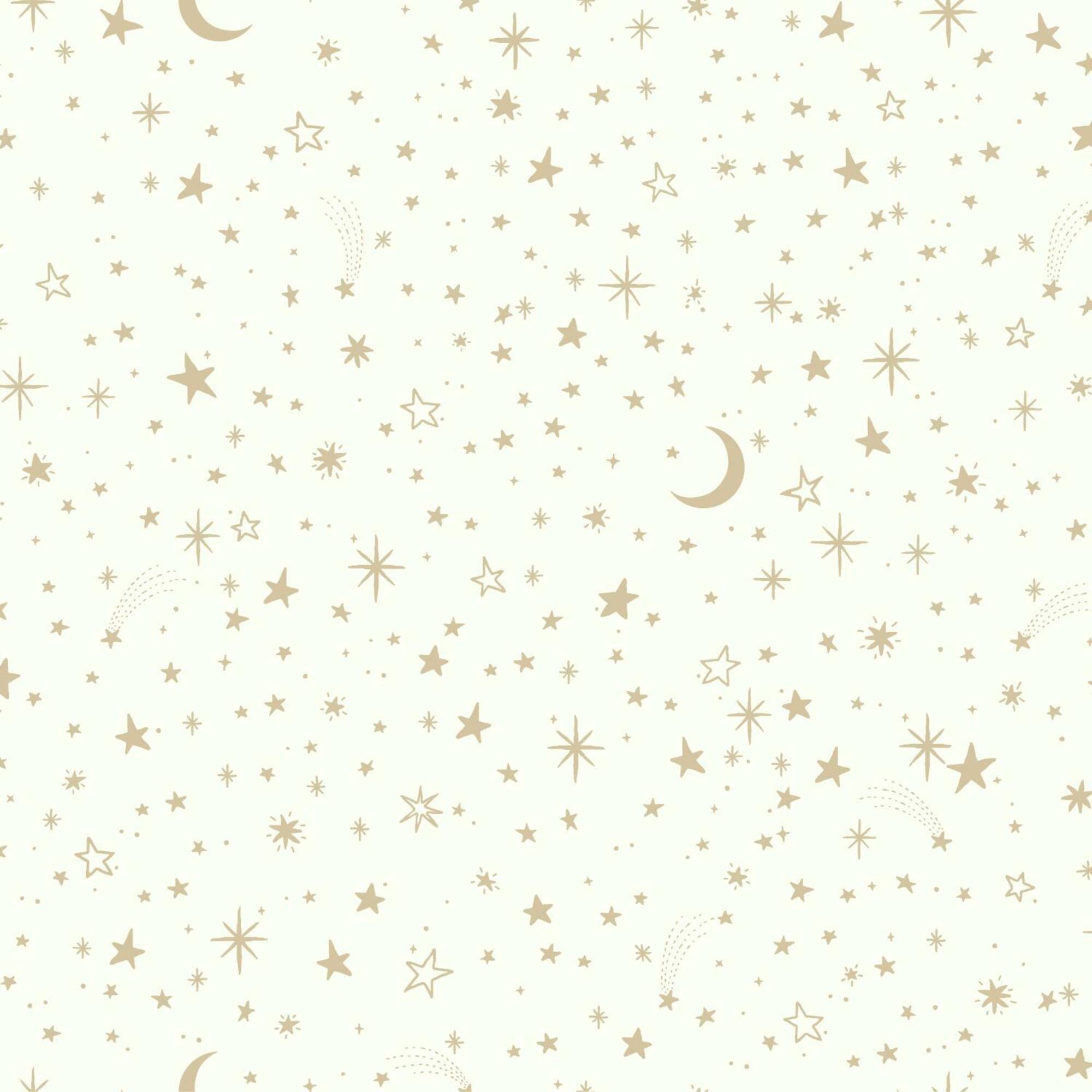 RoomMates Gold Twinkle Little Star Peel & Stick Wallpaper